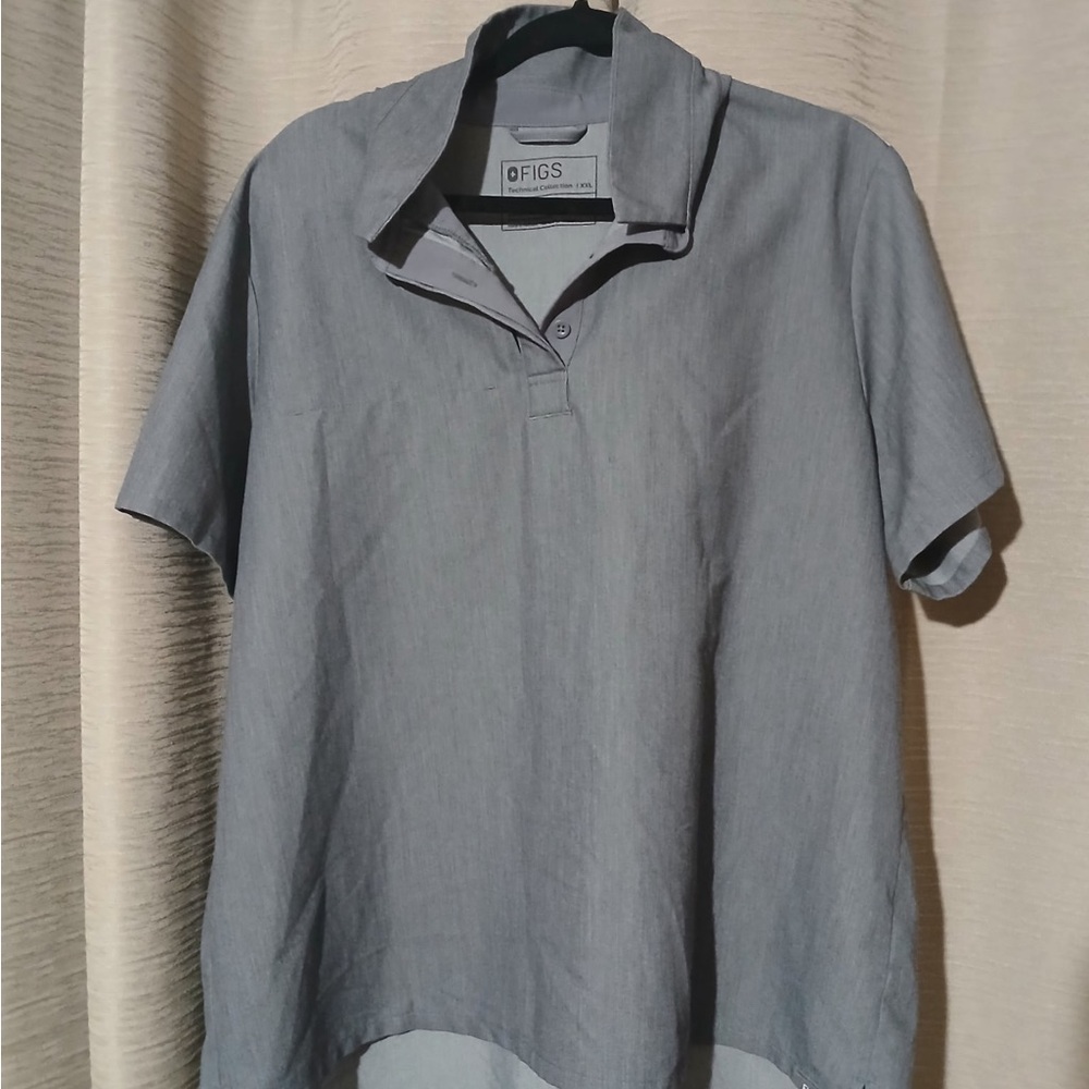 Figs Nala Polo Scrub Top